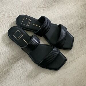 Dolce Vita‎ black straps faux leather sandals casual size 8.5